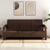 Nilkamal Goa Plastic 3 Seater Sofa without Cushion (Season Rust Brown)