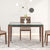 Nilkamal Hampshire 4 Seater Dining Table (Walnut)