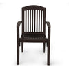 Nilkamal Heritage Plastic Arm Chair (Weather Brown)