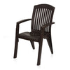 Nilkamal Heritage Plastic Arm Chair (Weather Brown)