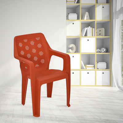 Nilkamal Hexa Plastic Chair with Arm Rest