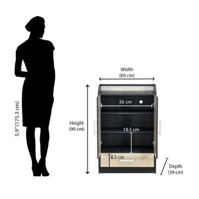Nilkamal Hilton Shoe Cabinet