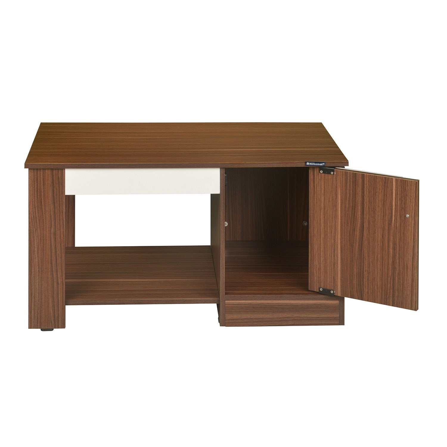 Nilkamal Hope Coffee Table (Walnut / White)