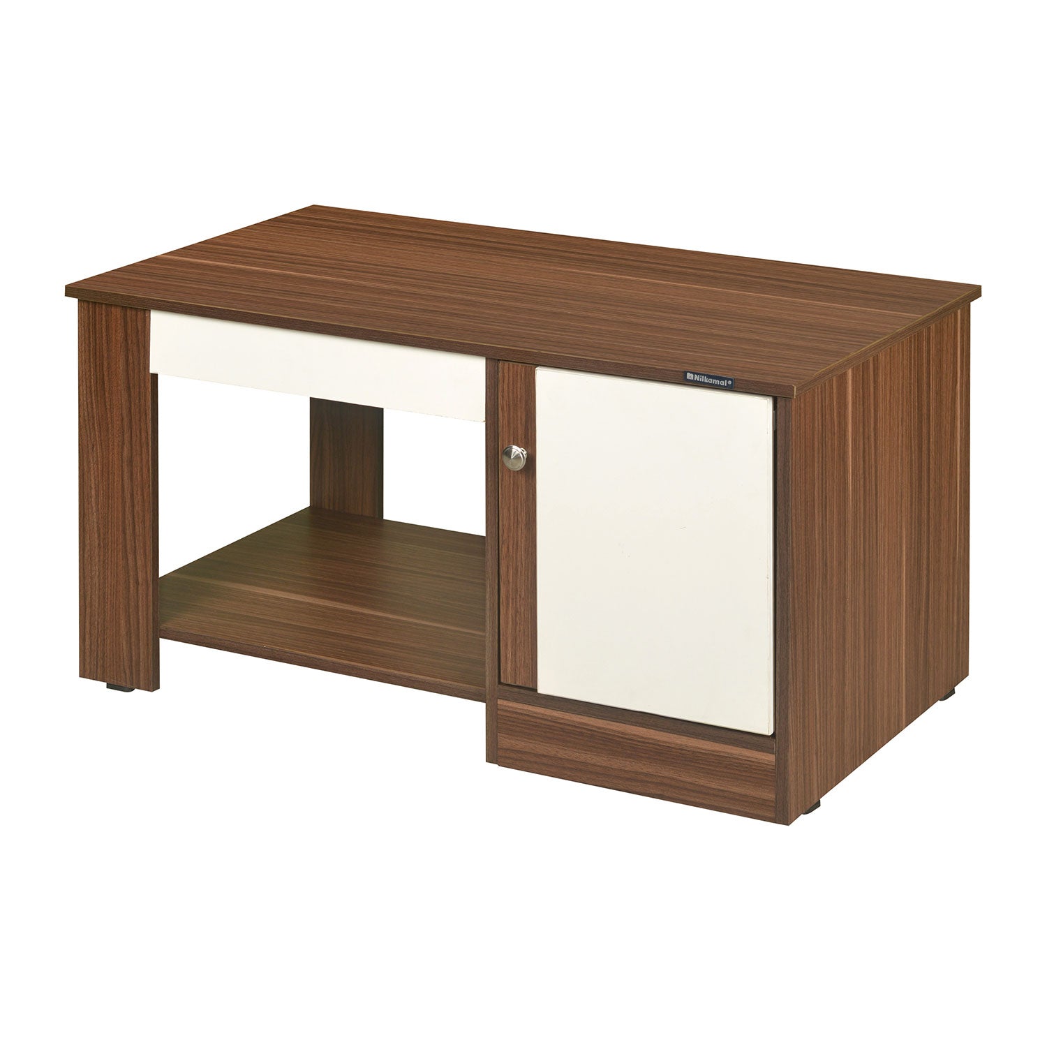 Nilkamal Hope Coffee Table (Walnut / White)