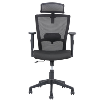 Nilkamal Hexon High Back Mesh with Adjustable Arm Chair (Black)