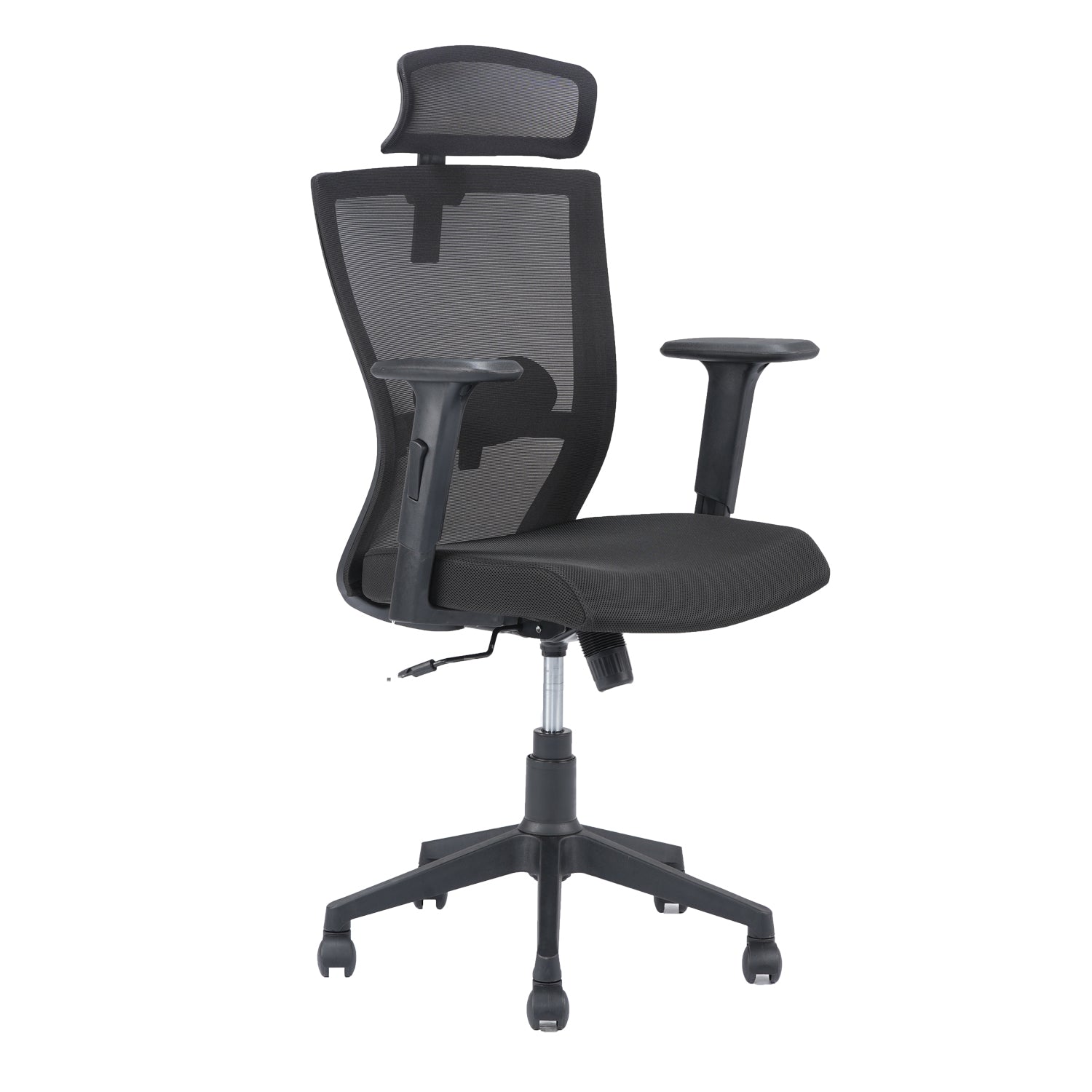 Nilkamal Hexon High Back Chair (Black)