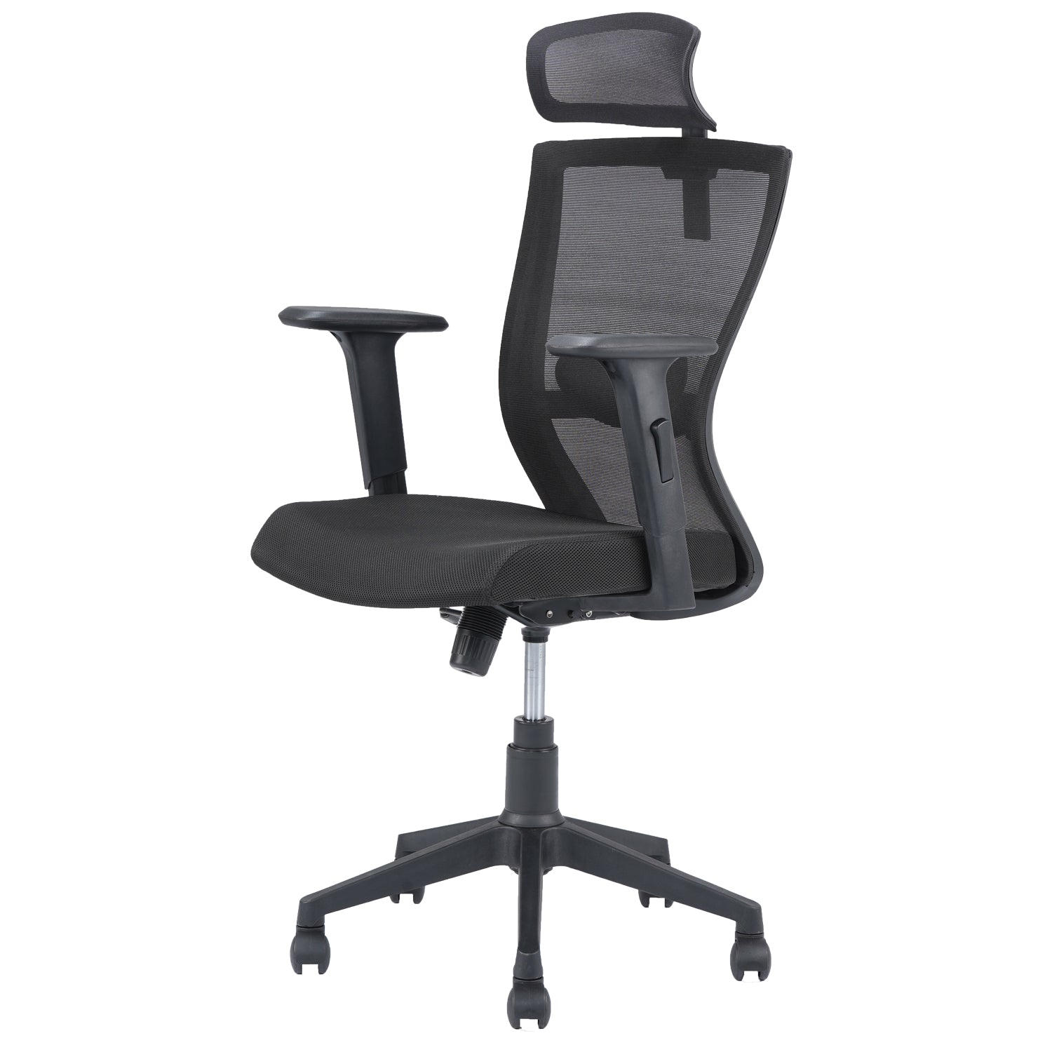 Nilkamal Hexon High Back Chair (Black)