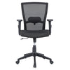 Nilkamal Hexon Mid Back Mesh with Adjustable Arm Chair (Black)