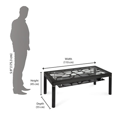 Nilkamal Hydra Center Table (Black)