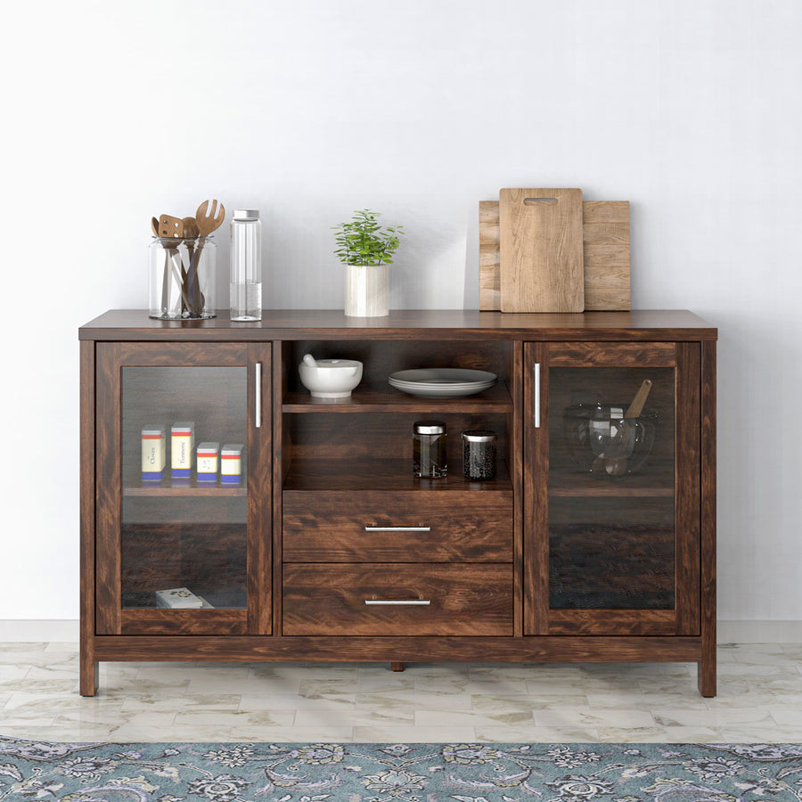 Nilkamal Hubert Kitchen Crockery Cabinet (Wenge)