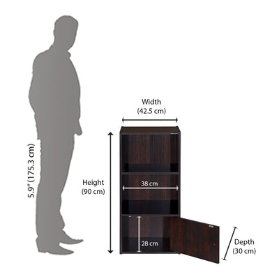 Nilkamal Boston Book Case