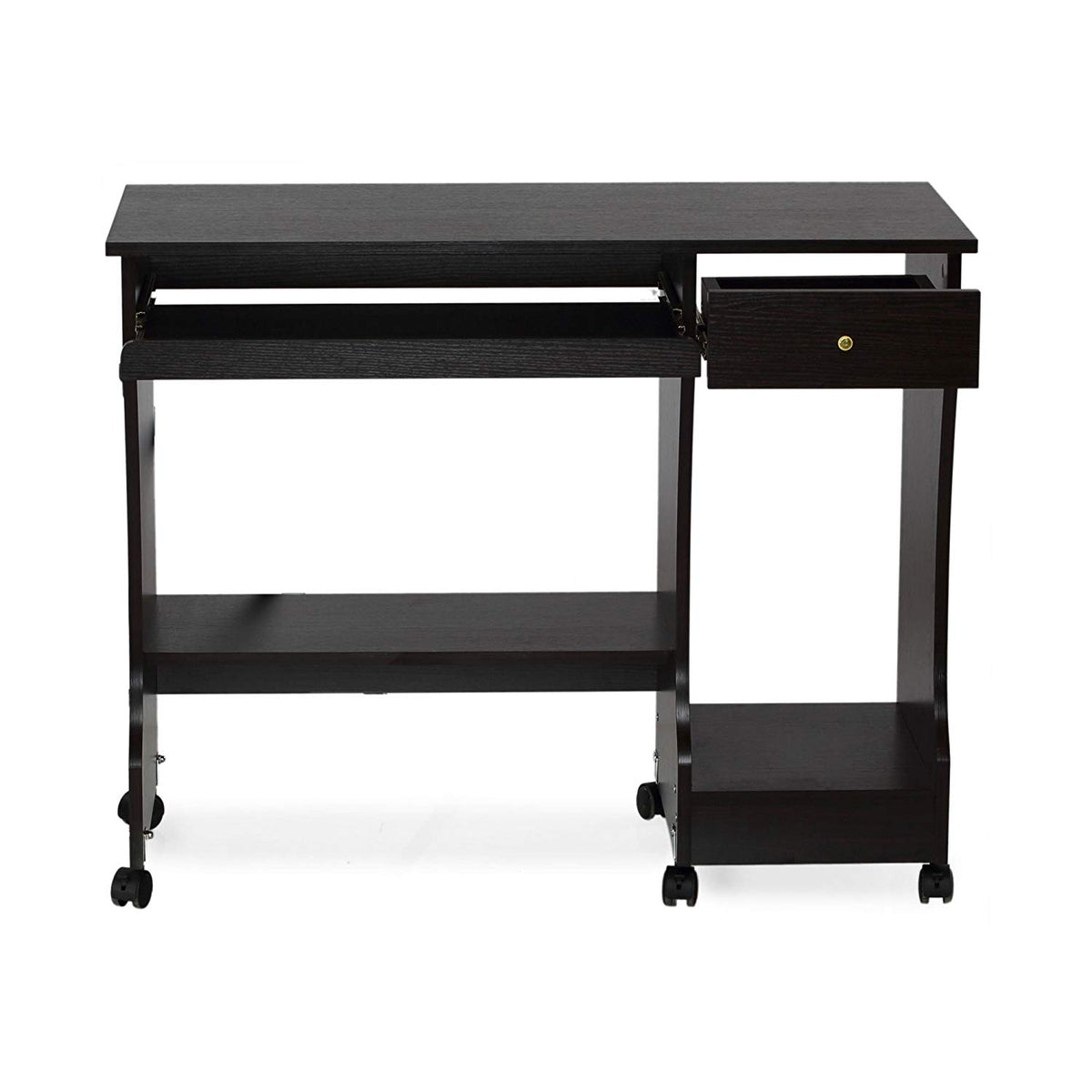 Nilkamal Zenith Computer Table (Walnut) Nilkamal Furniture