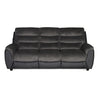 Nilkamal Chris Fabric 3 Seater Sofa (Black / Grey)