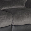 Nilkamal Chris Fabric 3 Seater Sofa (Black / Grey)