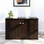 Nilkamal Churchill Shoe Cabinet / Rack (Walnut)