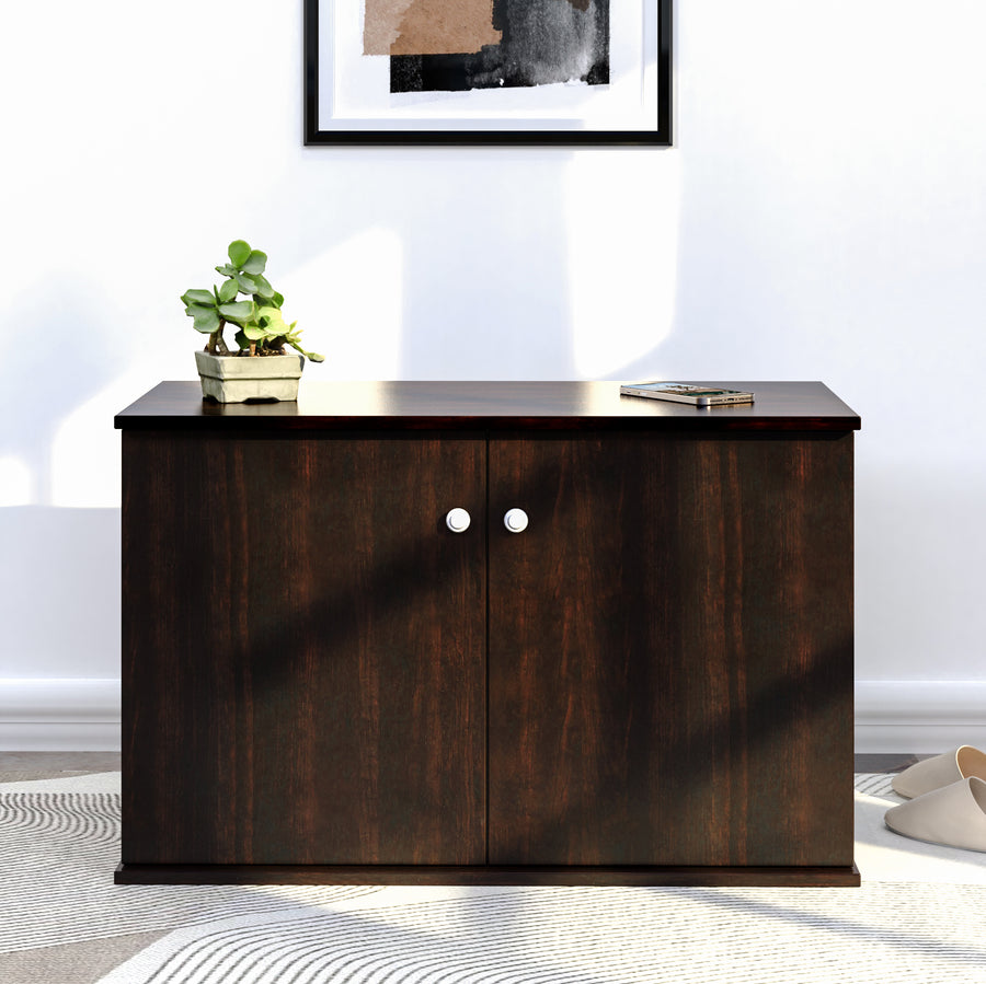 Nilkamal Churchill Shoe Cabinet / Rack (Walnut)