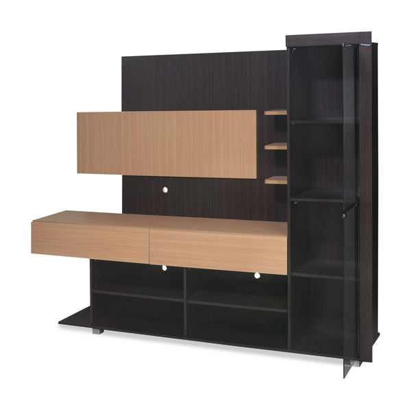 Nilkamal Greta Wall Unit Walnut Nilkamal Furniture