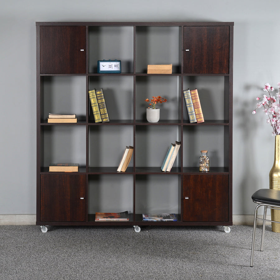 Nilkamal Lauren Book Case (Walnut)