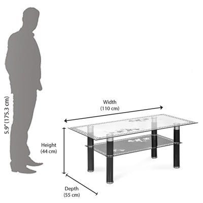 Nilkamal Polar Center Table (Black)