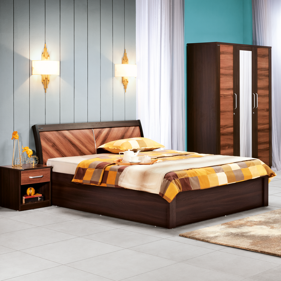 Nilkamal Istanbul King Bed (Bronze)