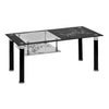 Nilkamal Triton Centre Table (Black) - Slight Side View