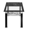 Nilkamal Triton Centre Table (Black) - Side View