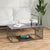 Nilkamal Ivan Marble Top Ceramic Center Table (Grey)