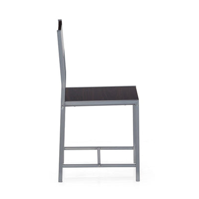 Nilkamal Wigo 4 Seater Dining Table Set (Black)