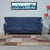 Nilkamal Jamaica 3 Seater Sofa (Blue)