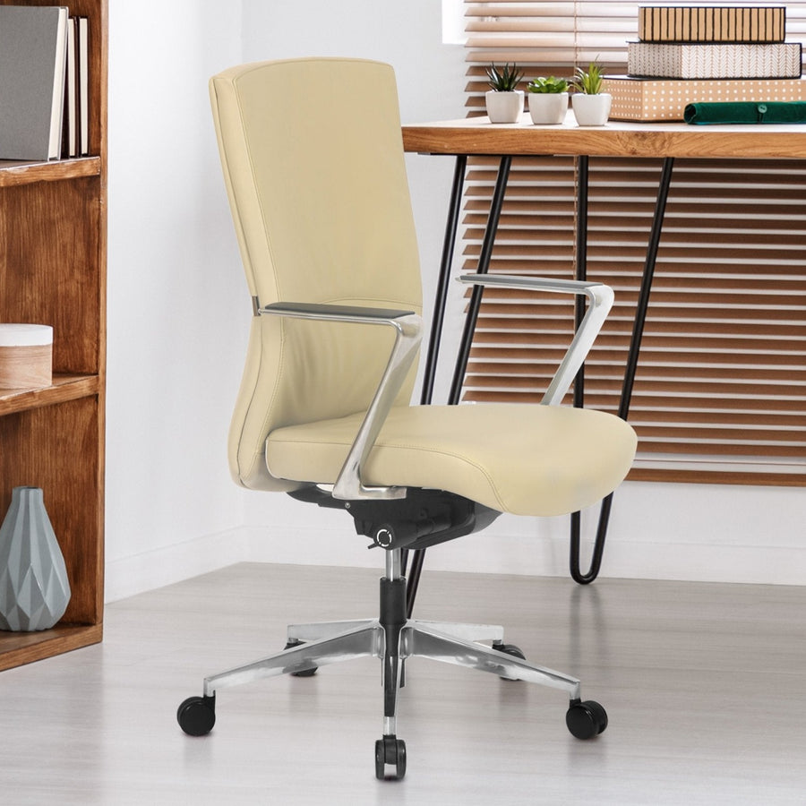 Nilkamal Jiffy Mid Back Chair (Cream)