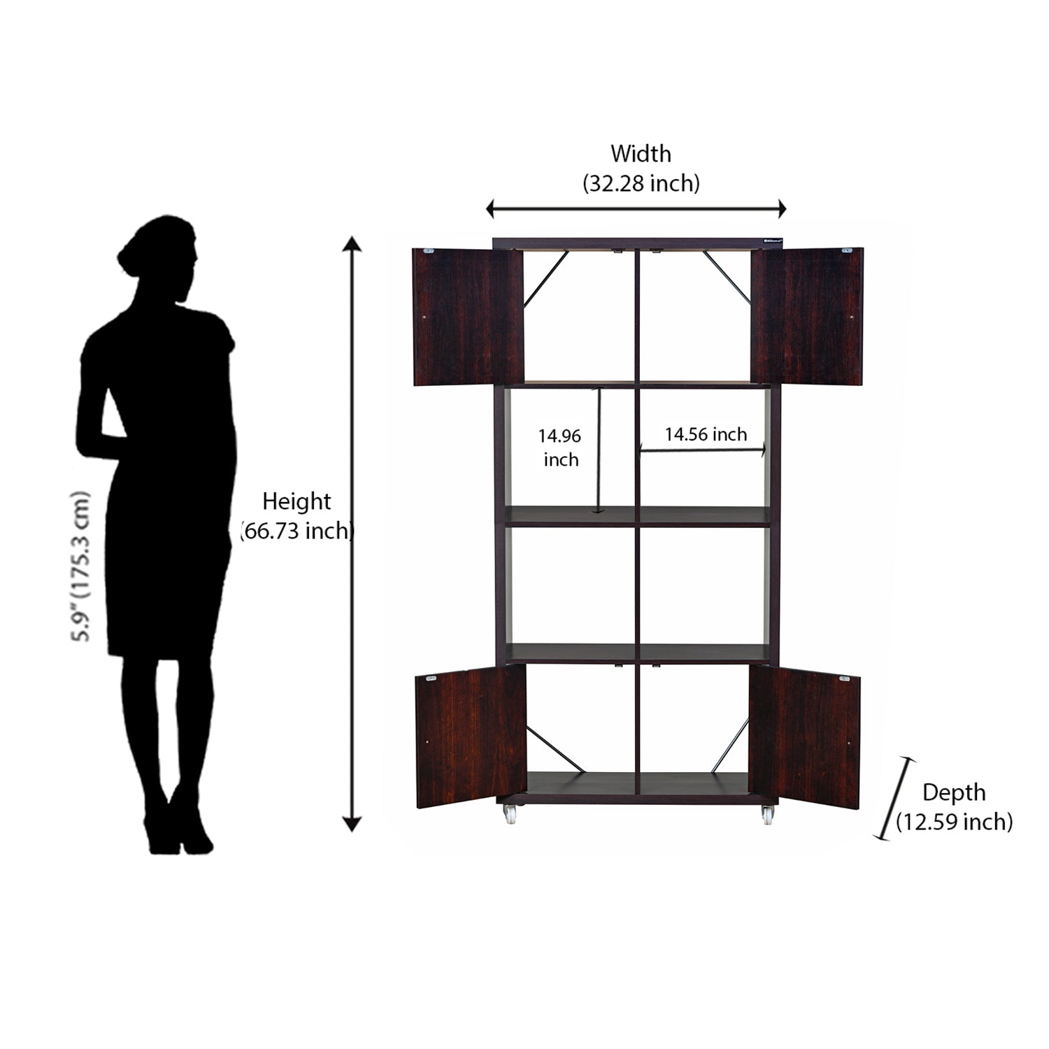 Nilkamal Joss Book Case