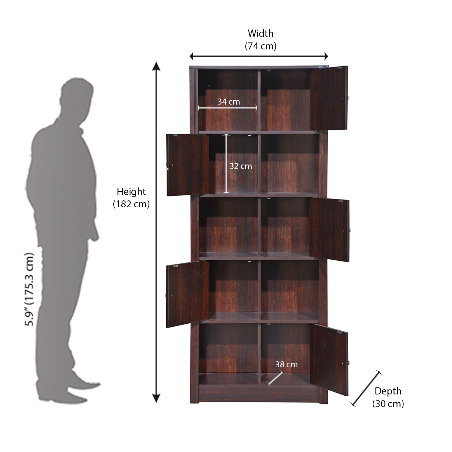 Nilkamal Juno Book Case