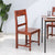 Nilkamal Jett Solid Wood Dining Chair (Brown)