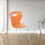 Nilkamal Novella 15 Plastic Armless Chair (Orange)