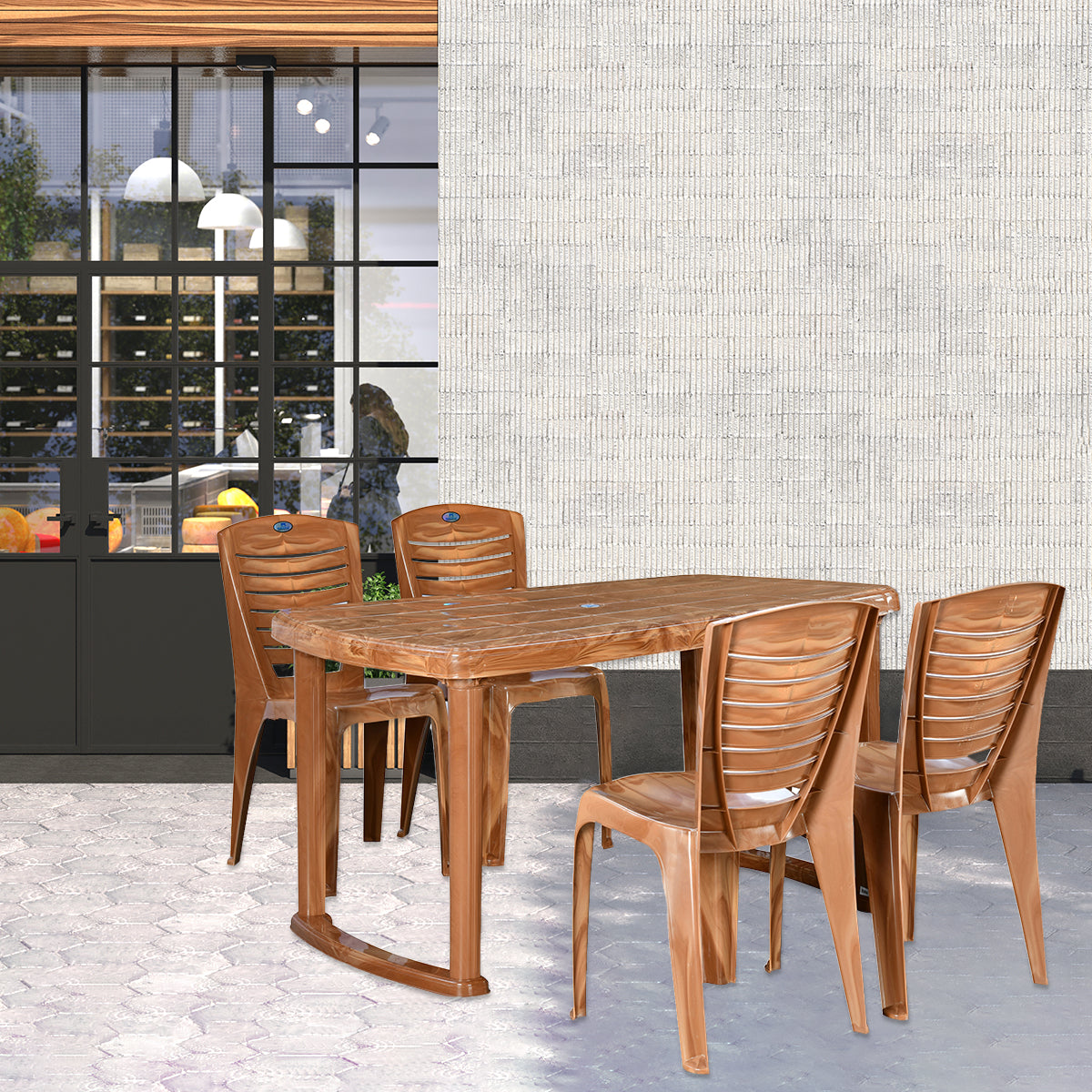 Nilkamal Mega 4 Seater Dining Set