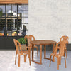 Nilkamal Meridian Kross Leg 4 Seater Dining Set