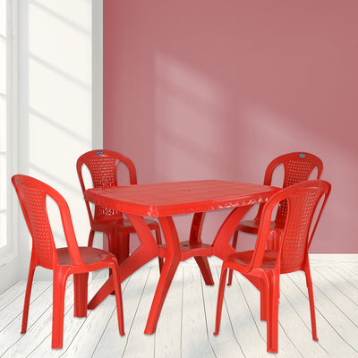 Nilkamal Shahenshah Kross 4 Seater Dining Set