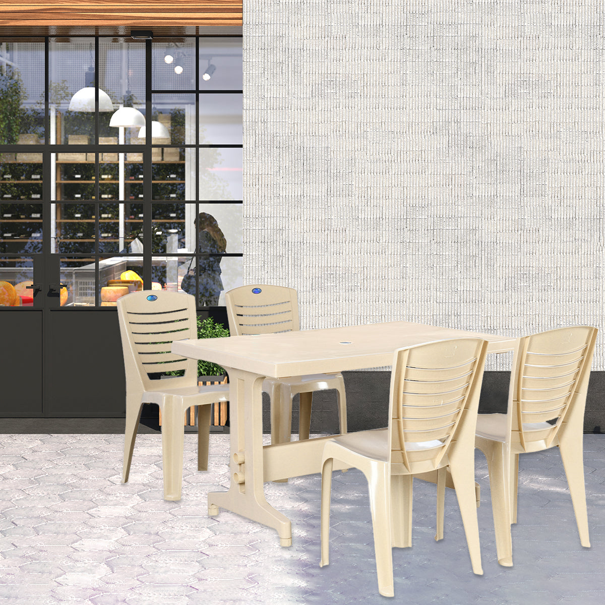 Nilkamal Ultima 4 Seater Dining Set
