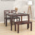 Nilkamal Casper 4 Seater Dining Set with Bench (Country Light)