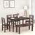 Nilkamal Casper 6 Seater Dining Set with Bench (Country Light)