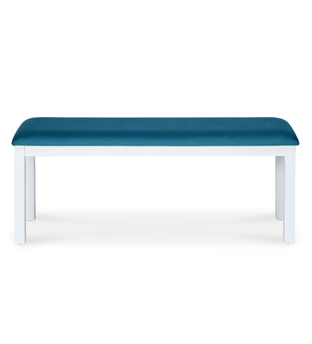 Nilkamal Lawson Multi Use Long Sitting Bench for Living Room | Dining Room (White)