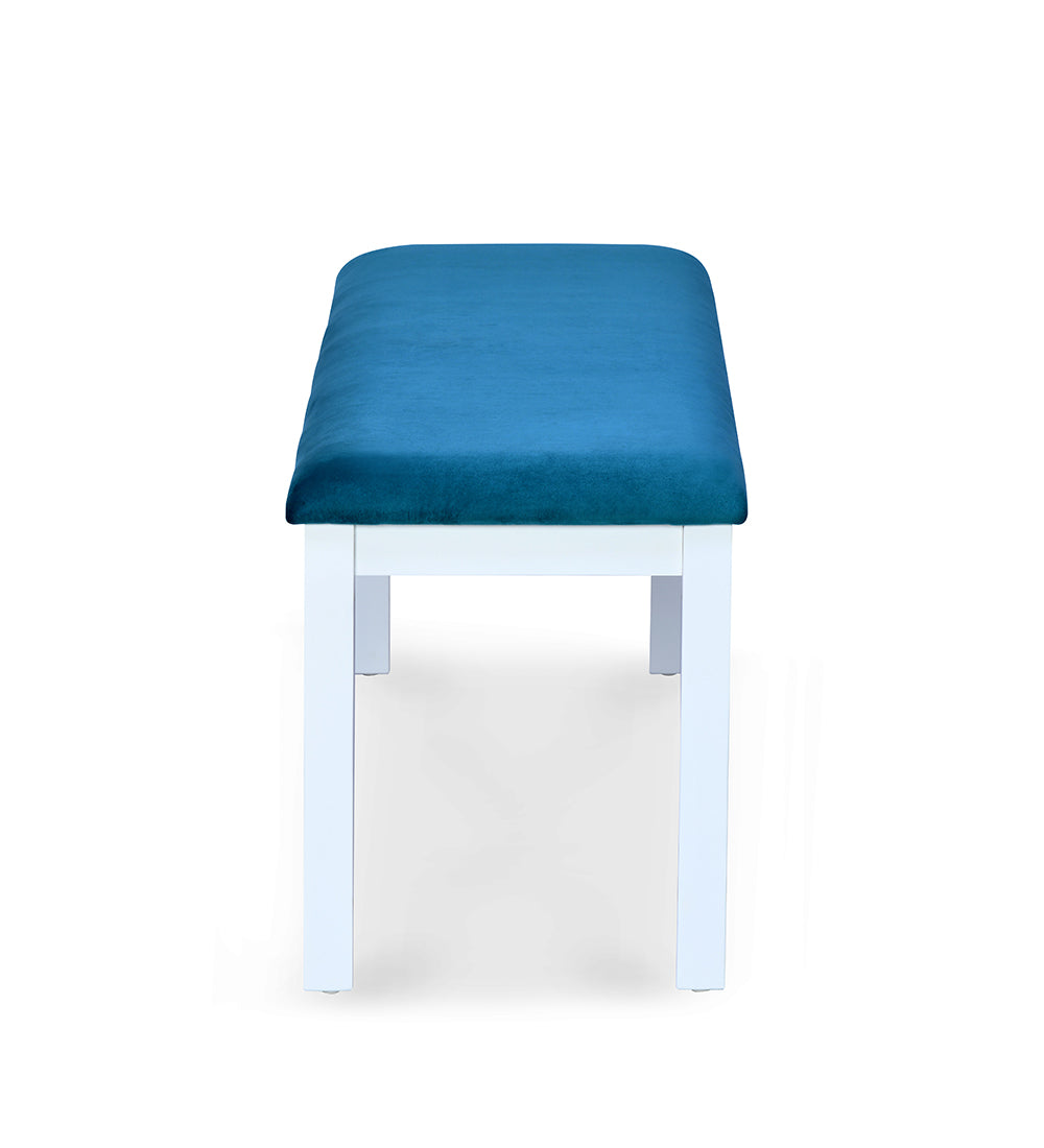 Nilkamal Lawson Multi Use Long Sitting Bench for Living Room | Dining Room (White)