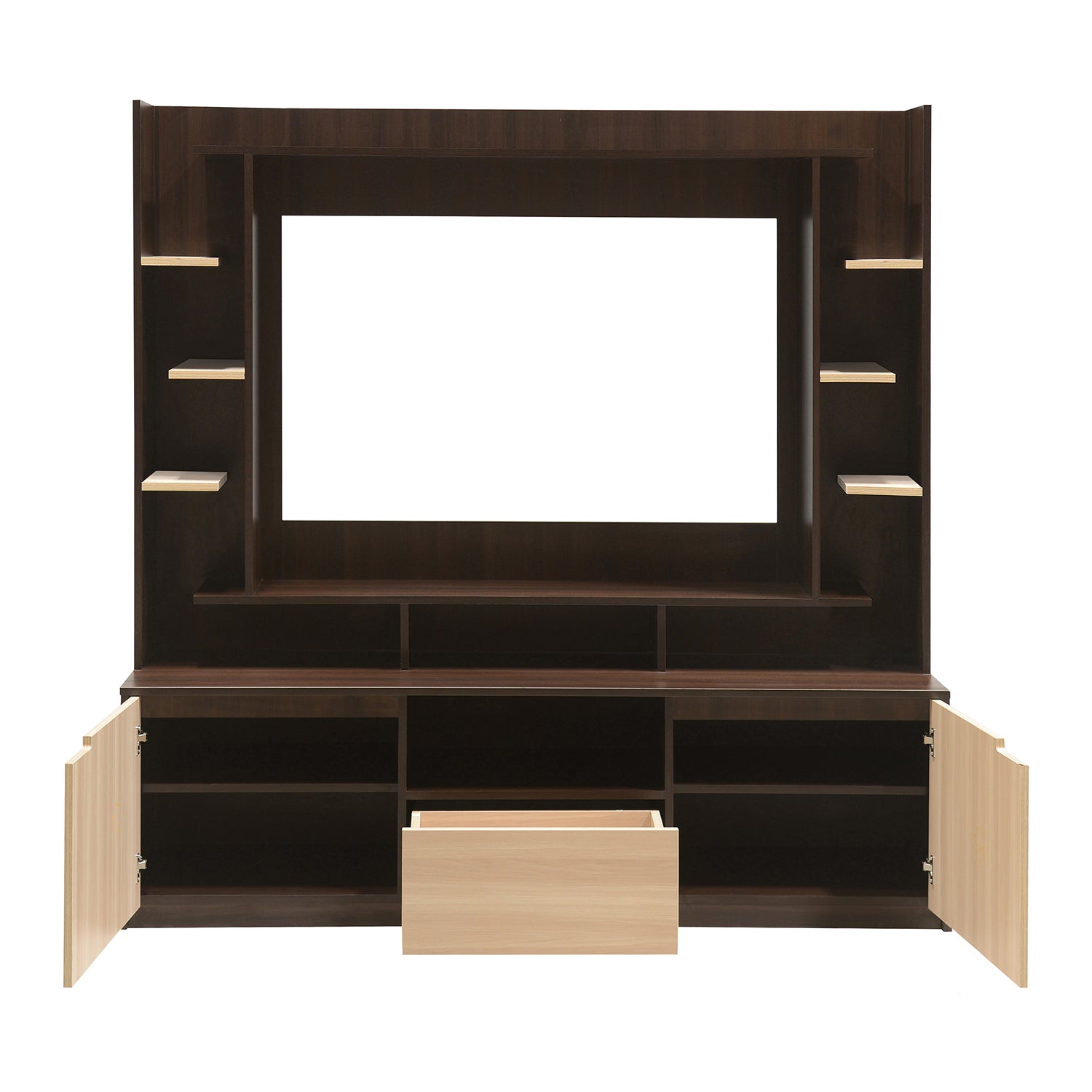 Nilkamal Cyndy Wall Unit (Wenge / Oak)