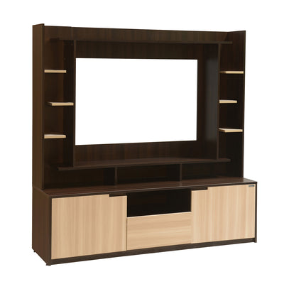 Nilkamal Cyndy Wall Unit (Wenge / Oak)