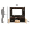 Nilkamal Cyndy Wall Unit (Wenge / Oak)