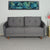 Nilkamal Cleveland 3 Seater Sofa (Grey)