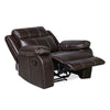 Nilkamal Commander 1 Seater PVC Recliner Sofa (Brown)