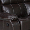 Nilkamal Commander 3 Seater PVC Recliner Sofa (Brown)
