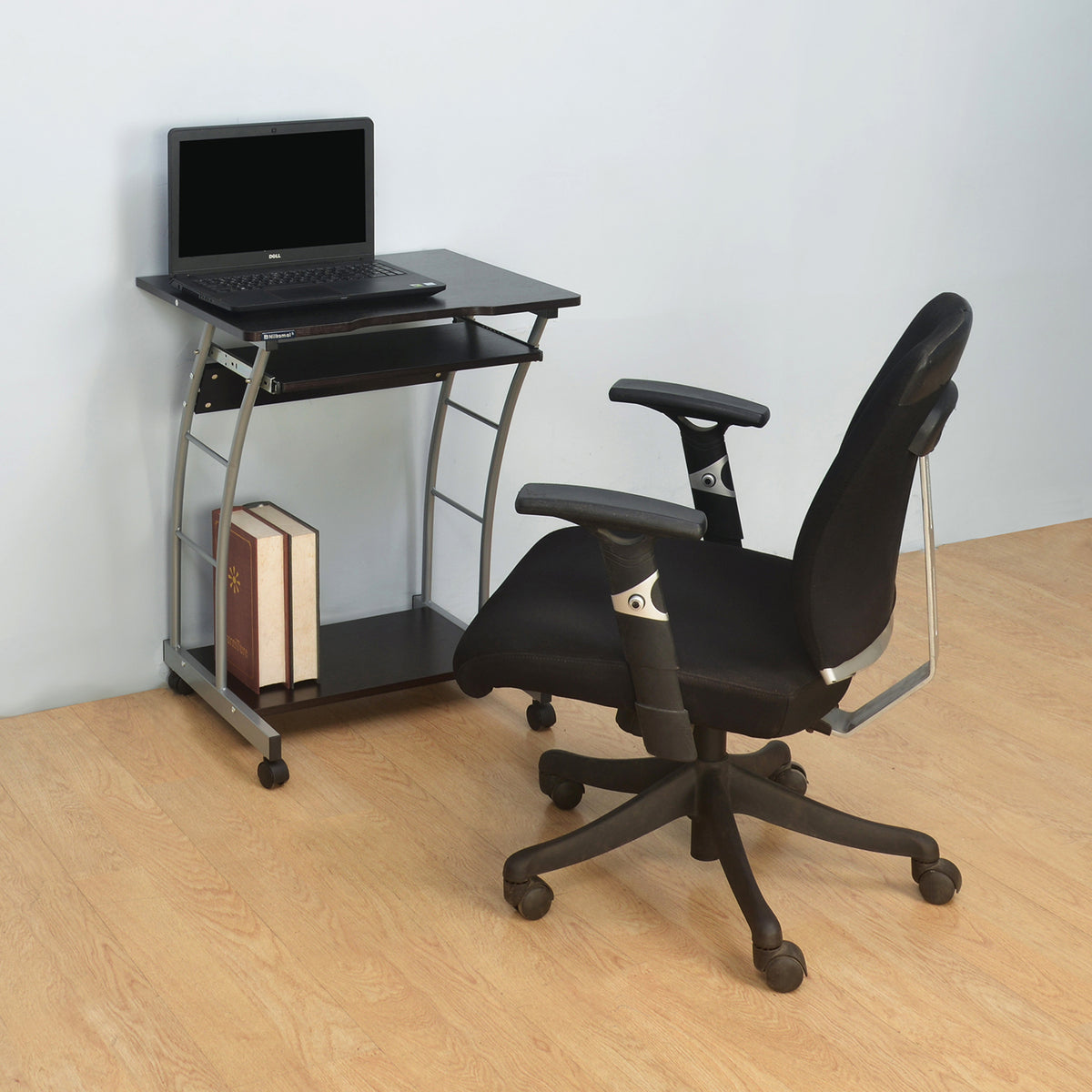 Buy Nilkamal Leo Computer Table (Black / Walnut) Online In India