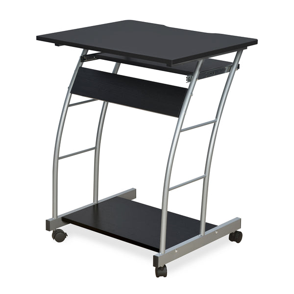 Nilkamal Leo Computer Table (Black / Walnut) Nilkamal Furniture